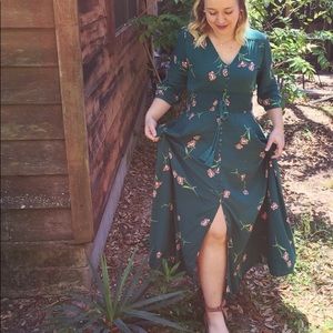 Green Maxi Dress Size M